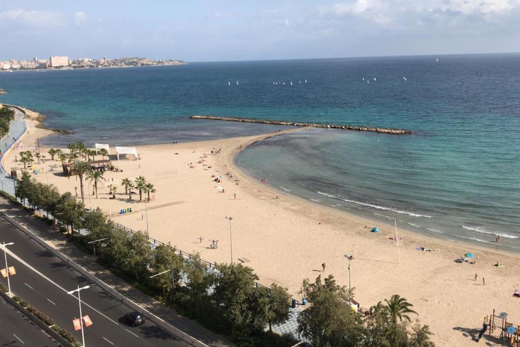 Apartamento Con Vistas Al Mar Primera Linea De Playa Del Postiguet Аликанте Экстерьер фото
