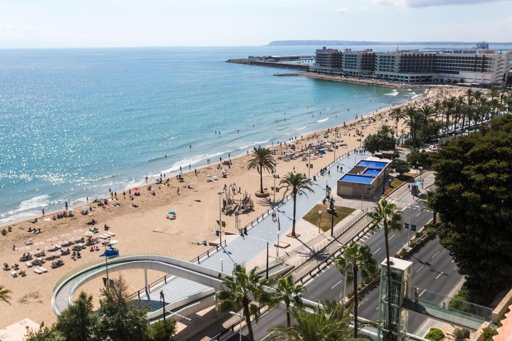 Apartamento Con Vistas Al Mar Primera Linea De Playa Del Postiguet Аликанте Экстерьер фото